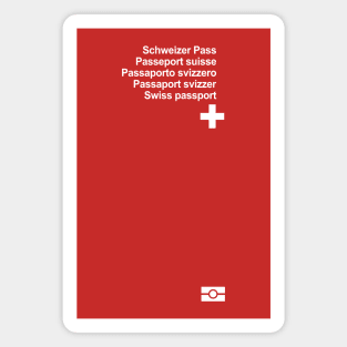 Switzerland passport Magnet